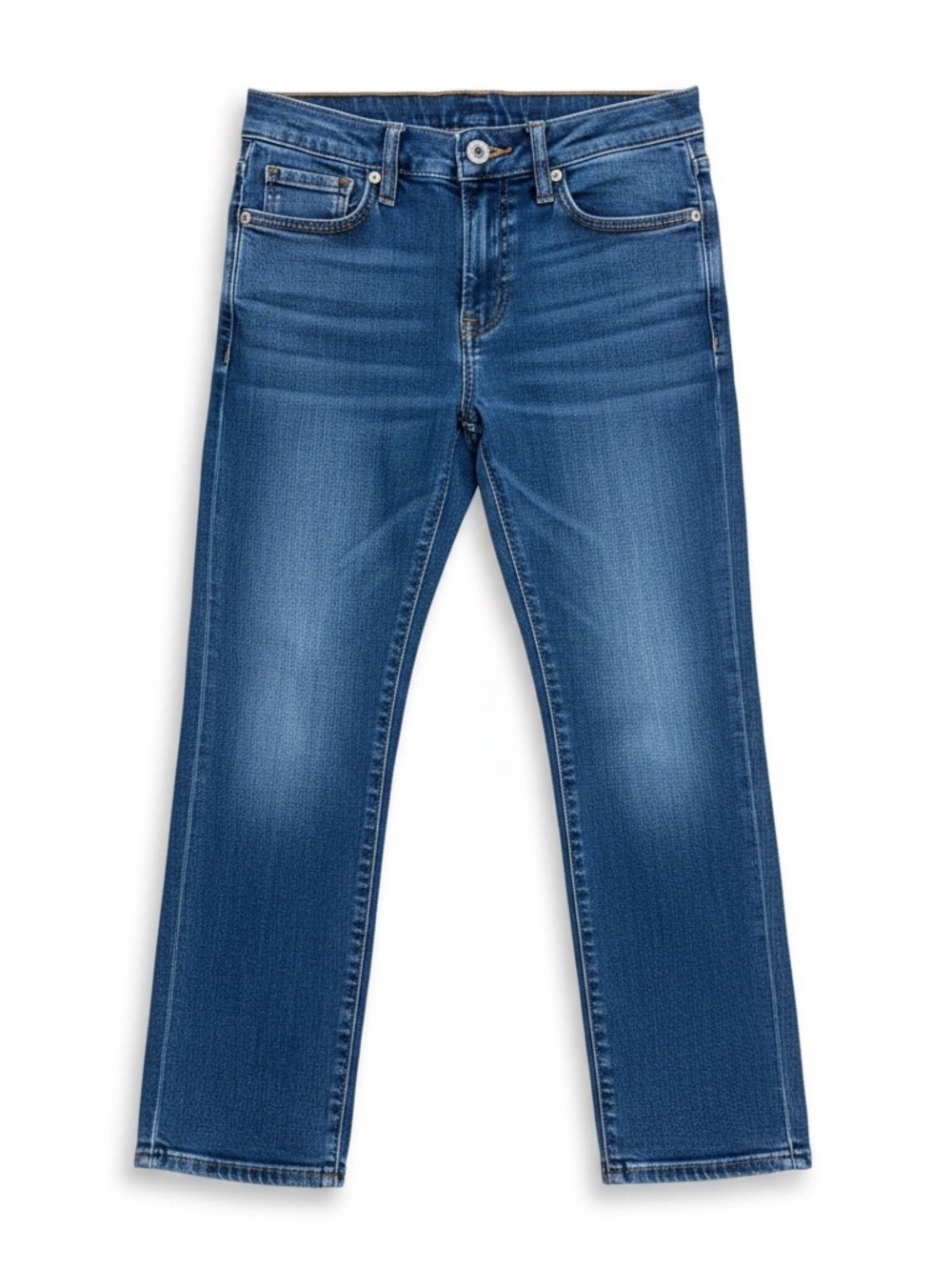 Gap Dark Wash Straight Leg Jeans Size 25 Mid Rise Denim